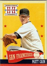 2013 Hometown Heroes #115 Matt Cain San Francisco Giants