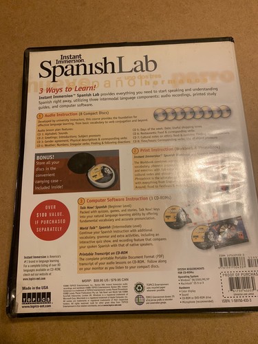 Language Lab Spanish Old Version - Picture 2 of 3