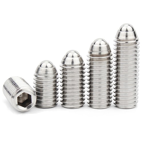 M3-M16 Socket Ball Point Grub Screws A2 Stainless M6 M8 M10 Ball Spring Plunger - Picture 4 of 10
