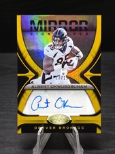 2021 Albert Okwuegbunam Panini Certified Gold /15 Auto Mirror Signatures