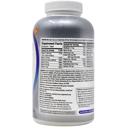 Centrum Men 50+ Multivitamin Tablet Age 50 and Older 275ct - Picture 2 of 4