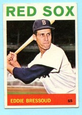 1964 Topps Baseball # 352 Ed Bressoud -- Red Sox   (VG)       Box #739