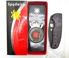 New Spyderco /Shaman /Cerakote /Custom "Deep Purple" /Exclusive