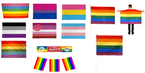 New Parade Pan Asexual Flag Lesbian Transgender Bisexual Gay Pride