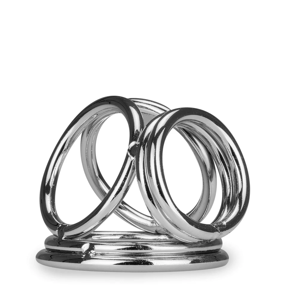 LOVE AND VIBES Quadruple anneau en inox Bondy