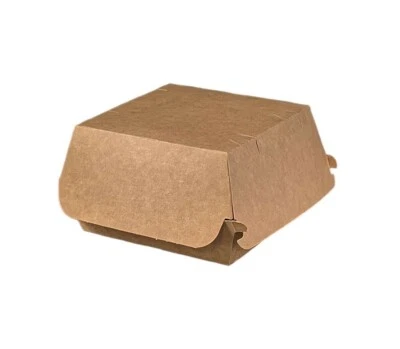 Compostable Chicken Burger Box - Kraft Biodegradable