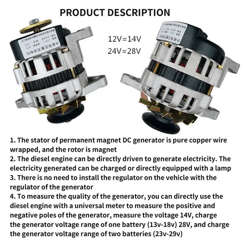 2000W Permanent Magnet Generator PMA Alternator DC Charging Low Rpm Brushless - Picture 6 of 9
