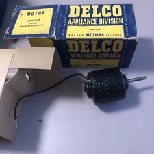 1946-48 PONTIAC BUICK GM DELCO HEATER DEFROSTER MOTOR IN BOX NOS 5047733