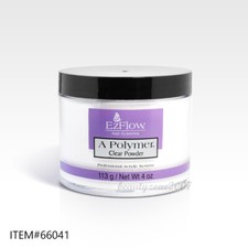 Polvere acrilica per unghie Ezflow - trasparente 4 oz #66041