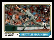 Easton McGee RC 2023 Topps Heritage #178 Rookie Seattle Mariners Mint