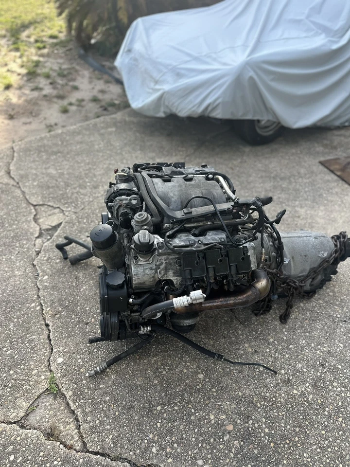 Трансмиссия двигателя в сборе 3,2 л 2001 - 2004 Mercedes Benz SLK320 102k от оригинального производителя 1120100606 - Изображение 3 из 4