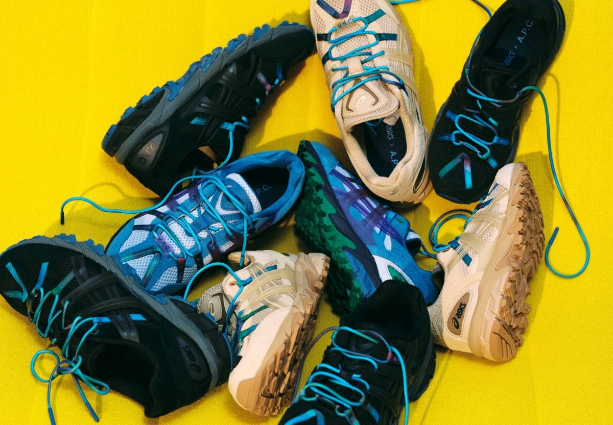 ASICS x A.P.C. GEL-SONOMA 15-50 Collabo Sneaker Japan x France Black US 8-10 NEW