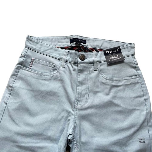 NWT Tommy Hilfiger Mens Stretch Slim Fit Tapered Leg Quick Dry Twill Chino Pants - Picture 47 of 59