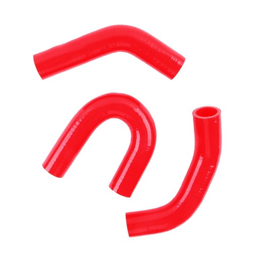 PIPE RADIATOR SILICONE HOSE KIT FOR JOHN DEERE 650 750 2T80 3T80 TUBE RED 3-PLY - Picture 9 of 13