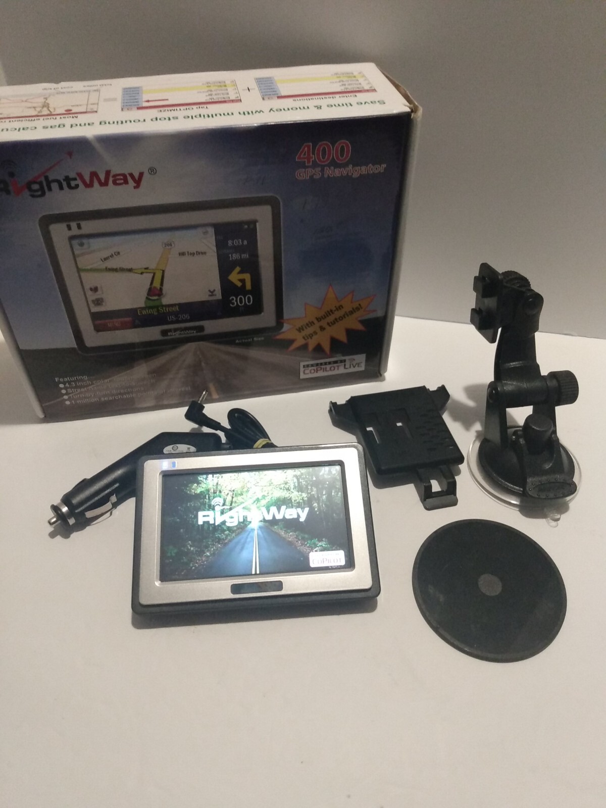 Used Ebay Gps GPS Rightway 400 navigator Portable Navigation Device GPS RW400 ...