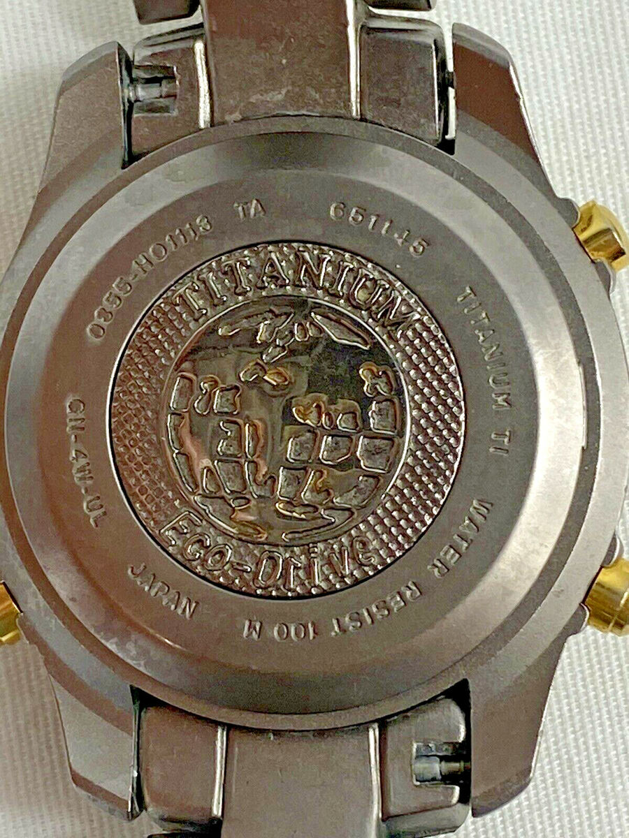 RARE Vintage Citizen Eco-Drive Titanium Self Winding Watch RARE Vintage Citizen Eco-Drive Titanium Self Winding Watch