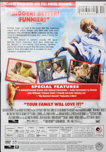 Big Momma's House 2: Nia Long & Martin Lawrence (DVD, Comdey, Full & Wide, 2006) - Picture 2 of 2