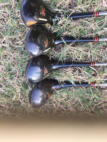 Wilson Strata-Bloc 36030 Golf Clubs Set 1,2,3,4 Woods R-Flex Steel RH - Picture 7 of 12