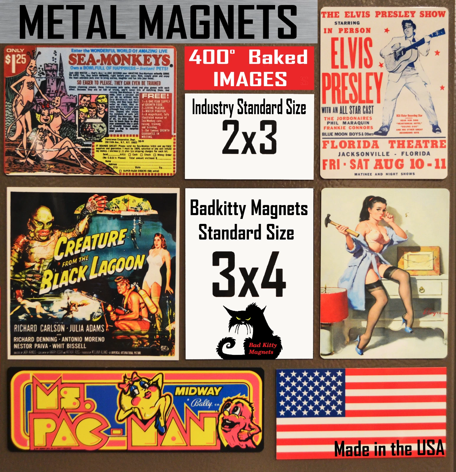 CHARLIE KIRK DONALD TRUMP  Turning Point USA Metal Magnet