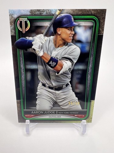 ⚾️🔥2020 Topps Tribute Aaron Judge Green Variation /99 SP 🔥⚾️