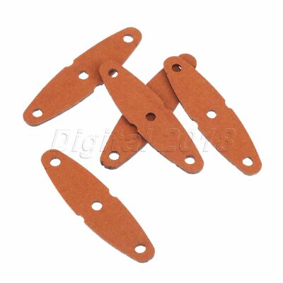 5/10/20pcs Practical Catapult Slingshot Pouches Brown Microfiber Leather 60mm
