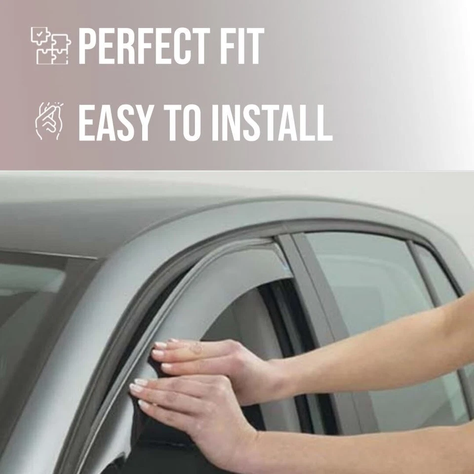 Deflectores de Aire para RENAULT TRAFIC II | 2001-2014 | Derivabrisas Delanteros - Imagen 4 de 4