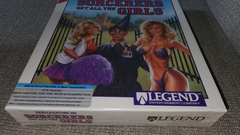 Spellcasting 101: Sorcerers Get All The Girls & QIX NOS / Sealed lot! IBM PC DOS - Image 3 of 4