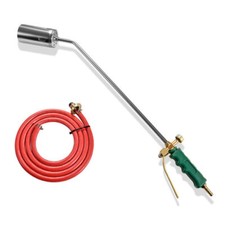 Long Arm Propane Butane Gas Torch Burner Blow Kit Roofers Roofing Brazing + Hose
