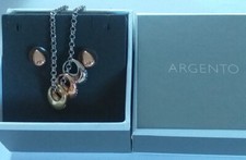 Argento Necklace And Earrings Set in Box