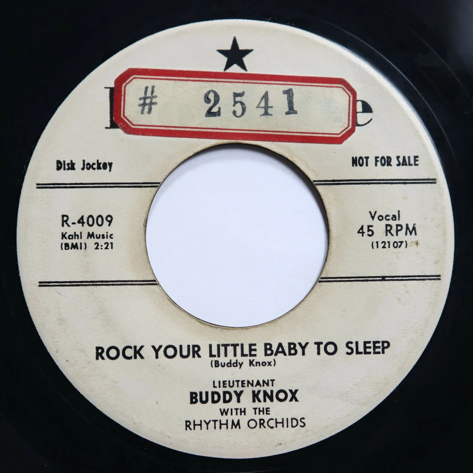 BUDDY KNOX - DON'T MAKE ME CRY / ROCK YOUR LITTLE BABY TO SLEEP - ROCKABILLY 45  - Image 2 of 2