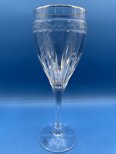 4 Noritake CHRISTIANA Water Ice Tea Glasses Clear With Platinum Trim 8 3/4” - Picture 2 of 21