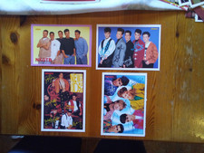 3 BRAVO Autogrammkarten New Kids on the Block NKOTB Reprosig + Starcard Popcorn