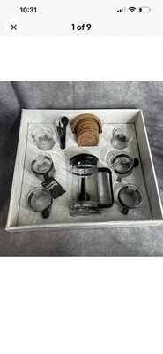 New Vintage Bodum French Press Bistro Coffee Gift Set for Four