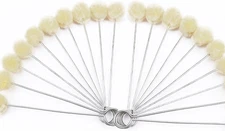 30 Pcs Wool Daubers Ball Brush, Leather Dye Tool, Wool Daubers Leather Dye Leath