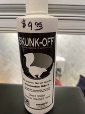 Skunk-Off Odor Eliminator Liquid for pets, dogs, clothes, upholstery, carpet