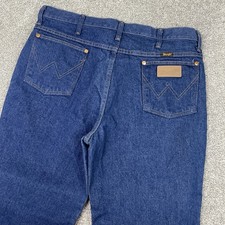 Wrangler Jeans Men 36x30 936PWD Cowboy Cut Western Denim Rodeo Dark Wash Vintage