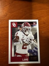 (B) Cee Dee Lamb 2020 Score Rc #416 Dallas Cowboys  / Oklahoma Sooners. 🔥🏈