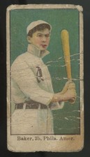 1909 E90-1 Home Run Baker American Caramel Back Poor