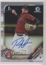 2019 Bowman Draft Chrome Draft Pick Auto Ryne Nelson #CDA-RN Auto z4k