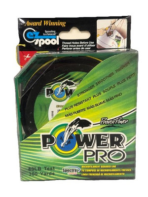 #ad Power Pro Spectra Braid Fishing Line 80 lb Test 300 Yards Yellow 80lb USA NEW $30.00