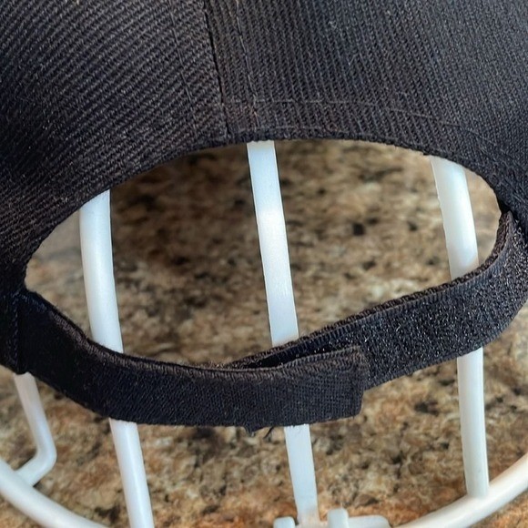 First Class Security Hat Black Yellow Embroidered… - image 3