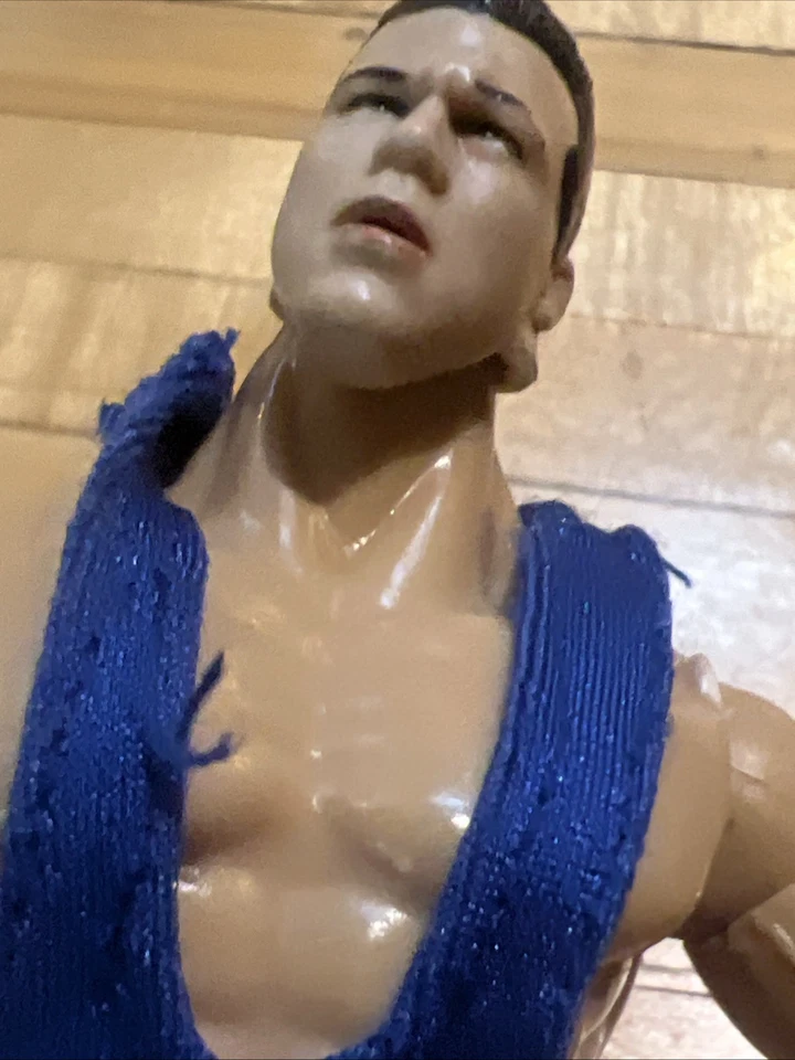 Figura de acción de lucha libre WWE Smackdown - KURT ANGLE Titan Tron Live Series 5 2000 Foto 3 de 4