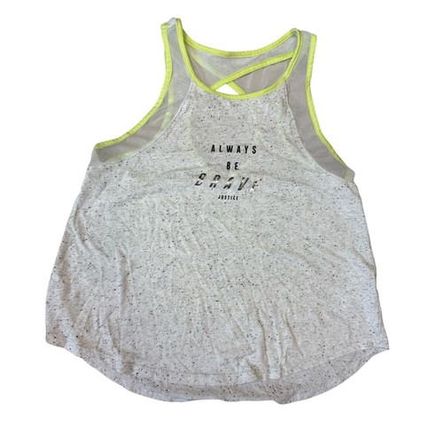 Girls Lot Bundle Justice Tank Top 8 Sleeveless Tie Dye Athletic Sporty Kid’s Fun - Picture 2 of 10
