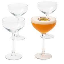alpina Cocktailgl&auml;ser 4er Set 24cl &ndash; Cocktailglas f&uuml;r Partys und Mixgetr&auml;nke &ndash; G