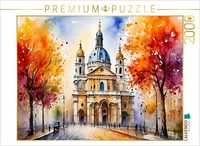 Calvendo Puzzle Invalides Cathedral In The Fall | 2000 Pieces, Finished Size 35.