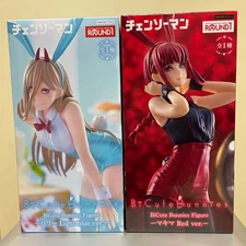 Chainsaw Man BiCute Bunnies Figure Power (Light Blue Ver.) & Makima (Red Ver.)