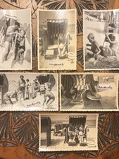 ❤️Konvolut 6 Fotos 60er DDR Zingst Urlaub Strand Frau Mann Kinder Badeanzug 6x9