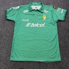 MLS Leon Soccer Jersey Telcel Corona Office Depot Mens Size Large Green