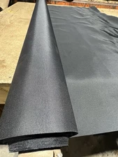 Black Nylon 200D Waterproof Coated  60" Nylon Fabric Midweight