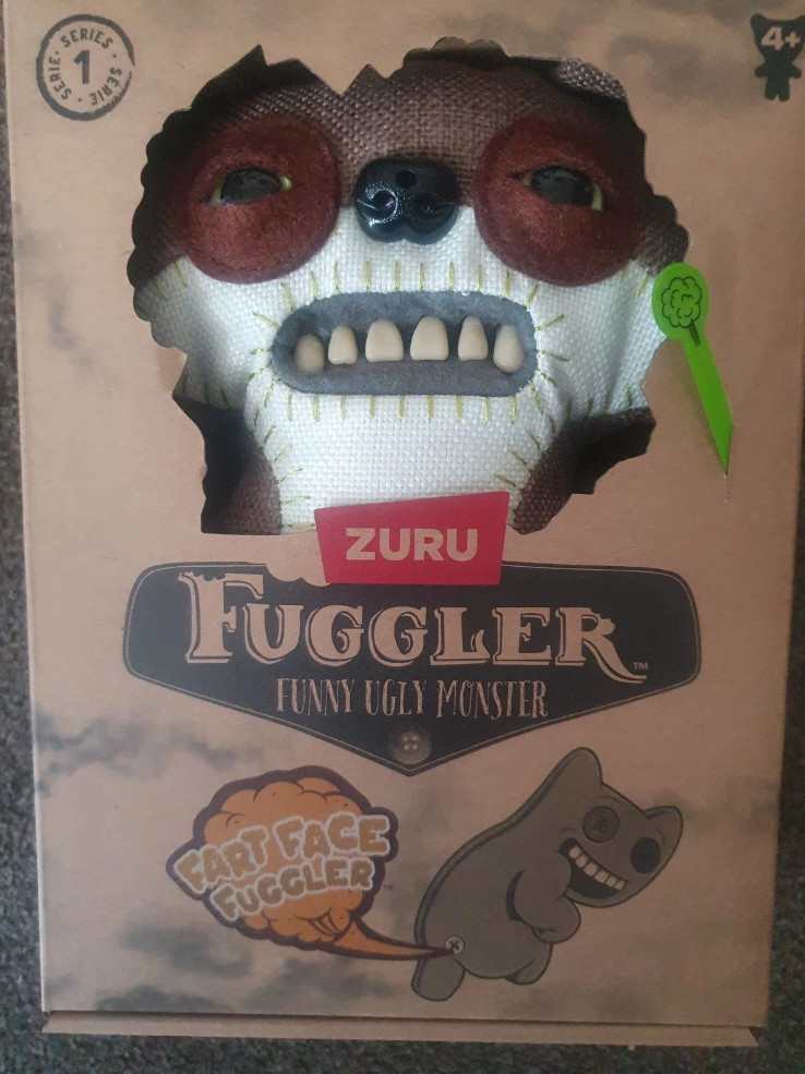FUGGLER FART FACE SUSPICIOUS FOX BROWN FUNNY UGLY MONSTER NEW TOY